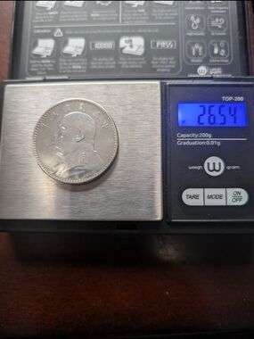 1914 Chinese Fatman Silver Dollar, Rare VF Grade